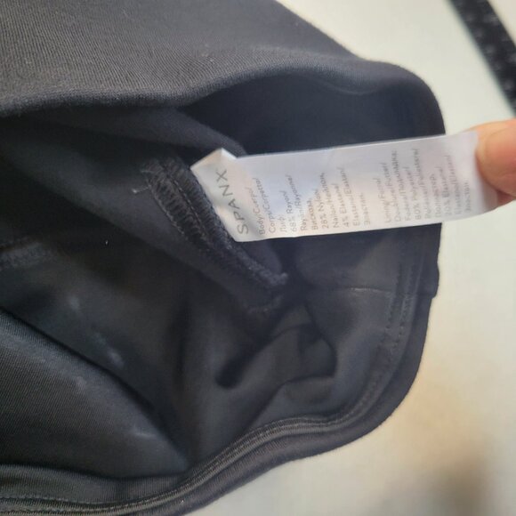 Spanx Ponte Leggings Womens Medium Black High Waist Ankle Length Pull On 20264R - Picture 4 of 9